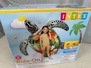 New Ride On Realistic Sea Turtle Float
