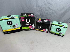 4 New Packages of Kotex Pads