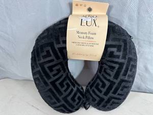 New Aero Lux Memory Foam Neck Pillow
