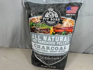 New 20 lb Bag of Pit Boss BBQ Hardwood Pellets