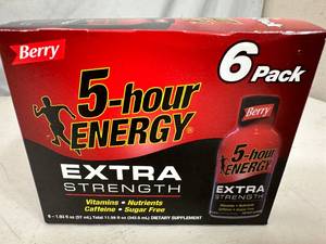 New 6 Pack of 5 Hour Energy Shots