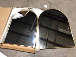 lot 42 image: Lot of 2 Mirrors One CrackedBroken  Customer Returns See Pictures