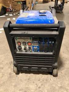 lot 46 image: DUROMAX 9,000-Watt7,600-Watt Dual Fuel Remote Start Inverter Generator  Digital Customer Returns See Pictures