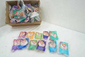 lot 147 image: 1998 Box of McDonald TY Beanies 1-12(missing 10)