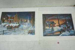 lot 24 image: Two Signed Ron Iverson Prints