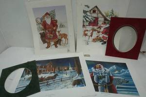 lot 26 image: Jim Hansel, Ron Iverson and Nadine Harper Christmas Prints only
