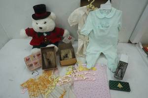 lot 29 image: Vintage and new baby items
