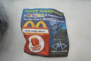 lot 53 image: Megamind McDonalds toy