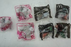 lot 67 image: 2003 and 2007 Shrek and Lion King meal toys