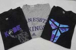 lot 86 image: 3XL T-Shirts,  Nike Shirt, Vikings, Kobe Nike