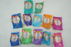 lot 166 image: 1999 McDonalds Happy Meal Ty Beanies #1-12