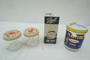 lot 176 image: Vintage Jars & Zinc Caps
