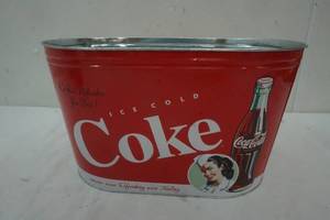 lot 211 image: Coca-Cola Tin Bucket