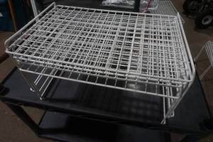 lot 215 image: 3 White Shelf Units 18 x 9