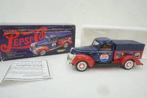 lot 235 image: Pepsi  Cola 100th Anniversary Diecast The Forties Ford Pickup Truck Delivers Pepsi-Cola and Fun
