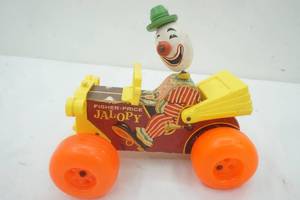 lot 312 image: Vintage Fisher Price Pull Toy Jalopy