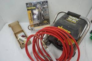 lot 317 image: Wagner Airless Paint Sprayer & Attachments
