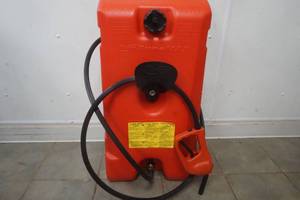 lot 325 image: Portable 14 Gallon Gas Can on Wheels