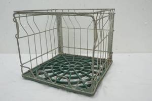 lot 361 image: vintage milk crate