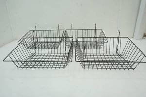 lot 363 image: metal wire baskets
