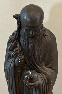 lot 9 image: Large Vintage Wiseman Sculpture