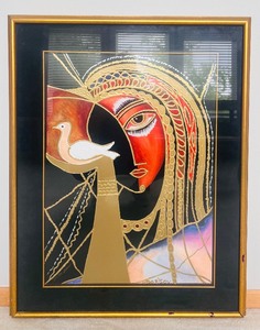lot 132 image: Abstract Style Framed Artwork