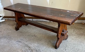 lot 169 image: Vintage Wooden Bench