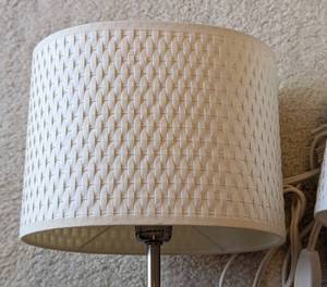 lot 155 image: Pair of Ikea Alang Wall Lamps