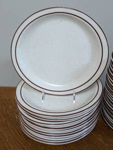lot 159 image: Stoneware Plate Sets