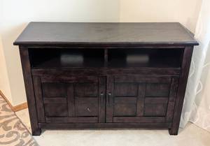 lot 99 image: Wood Entertainment Cabinet