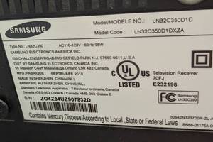 lot 78 image: Samsung 32 TV