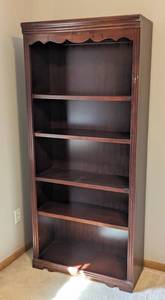 lot 80 image: Wood Bookcase #2