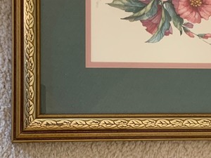 lot 211 image: Stunning Hummingbird Signed and Framed Print by Larolyn Shores Wright