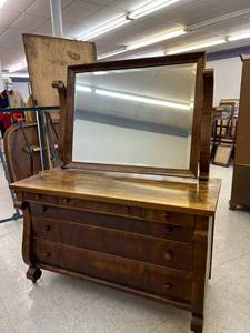 Antique Dresser with Mirror