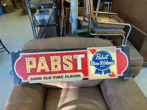 Pabst Blue Ribbon Light Up Sign 10 x 36