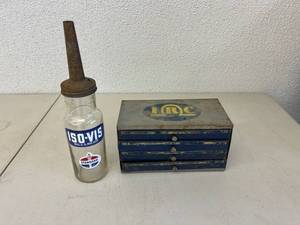 IRC Metal Box & Standard Oil Bottle
