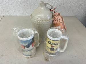 Coors Mugs & Stoneware Jug