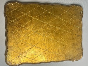 lot 36 image: Vintage Florentine Hand Painted Serving Tray
