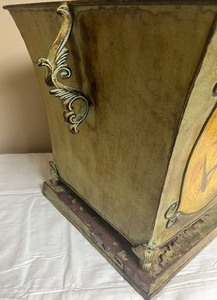 lot 64 image: Decorative Painted Tin Planter