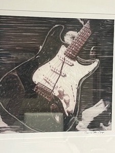 lot 60 image: Original Deanna Utter Grigus Guitar Artwork