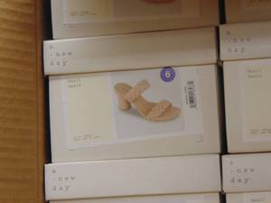 60 Pair Womens Basil Mule Heels - A New Day Size 6