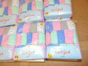 24 Packs Of 14 Cat & Jack Girls Underwear Bikinis - Size 14