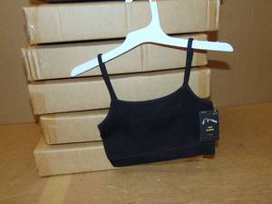 54 Pack Girls Seamless Cropped Cami Bralette - art class Size S