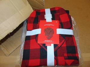 6 Pack 2 Piece Pajamas Womens   Flannel Size S