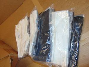 6 Packs Of 3 Womens Slim Fit Ribbed 3pk Bundle Tank Top - A New Day BlackWhiteGray L