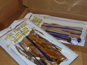 12 Boxes Of 2 Packs Lolstar   Foil Fringe Curtain