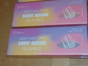 5 Packs Gelike Ec Soft Gel Tips - Reusable