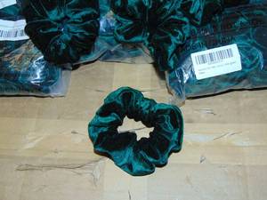 90 Pack  Green Color Large Scrunchies for Women Hair Ties