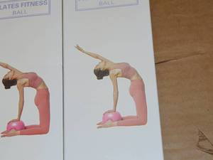 Lot Of 4 Pilates Ball 9 Inch Core Exercise Ball Yoga Pilates By Swinilaya