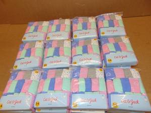 24 Packs Of 14 Cat & Jack Girls Underwear Bikinis - Size 14